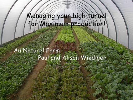 Ssawg High Tunnel Manage For Max by awiediger, via Slideshare Herb Farming, Greenhouse Management, Tunnel Garden, Tunnel House, Poly Tunnel, High Tunnel, Victory Gardens, Csa Farm, Hoop House