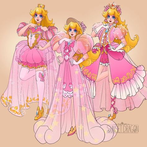 Sunset Dragon, Princess Peach Cosplay, Mario Cosplay, Princess Toadstool, Super Princess Peach, Super Princess, Peach Mario, Mario Fan Art, Nintendo Fan Art