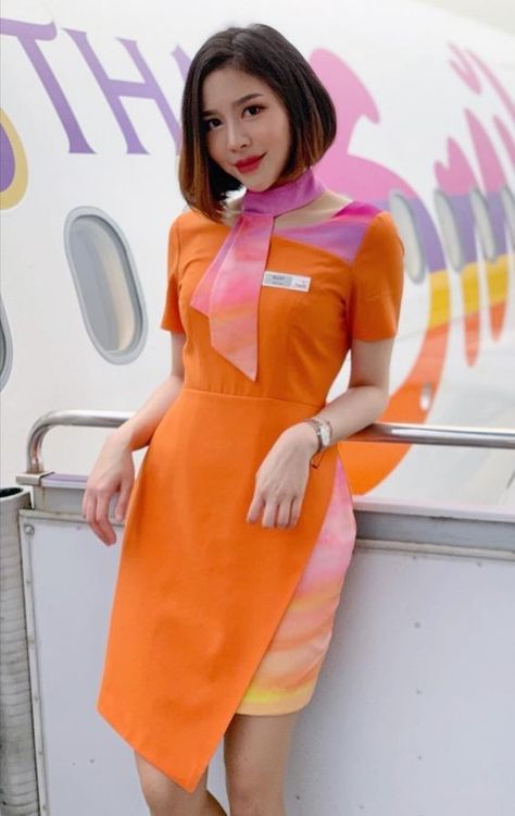 Airline Aesthetic, Classy Uniform, Air Hostess Uniform, Flight Girls, Flight Attendant Fashion, Flight Attendant Uniform, Air Hostess, Flight Attendants, Event Outfit