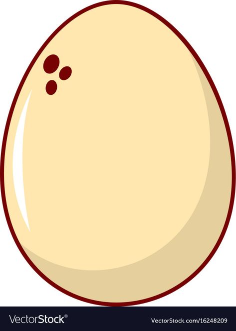 Egg icon cartoon style Royalty Free Vector Image Cute Egg Cartoon, Egg Cartoon, Egg Illustration, Egg Pictures, Egg Vector, Math Materials, Cute Egg, Printable Flash Cards, Book Letters