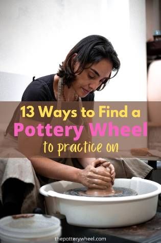 If you want to learn how to make pottery, but don't want to splash out on a pottery wheel, you may have wondered, how do I find a local pottery wheel near me? Being able to practice your pottery throwing skills regularly is important if you want to improve. Like anything, the more you practice the better you will become. Luckily there are plenty of ways you can practice your pottery wheel skills without investing in your own. Here are 13 ways to find a pottery wheel local to you. How To Do Pottery, Pottery Wheel For Sale, How To Make Pottery, Homeschool Goals, Pottery Throwing, Pottery Tips, Thrown Pottery, Studio Tour, Pottery Wheel