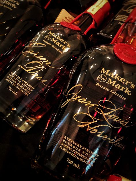 Calligraphy Engraving, Ink Calligraphy, Engraving Art, Maker’s Mark, Bourbon Barrel, Bourbon Whiskey, Maker's Mark, Wine Bottles, Houston Tx