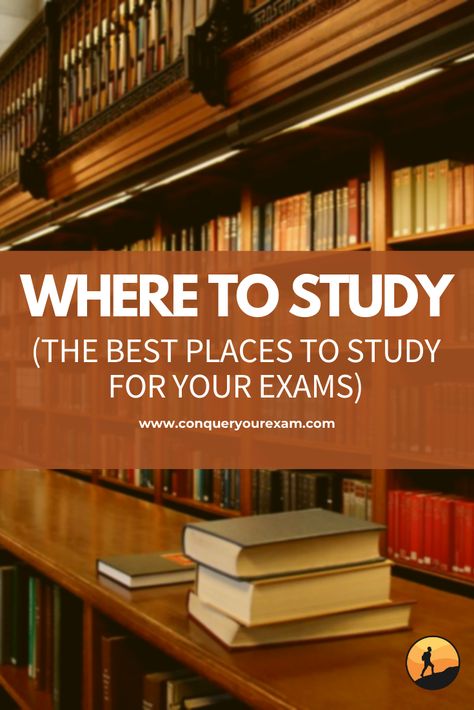 Finding the best places to study can be hard, but we're here to help. In this post, we detail where to study, at home, at school, and when you're out. Where To Study, Places To Study, Study For Exams, Study At Home, Place To Study, Ap Test, Leadership Activities, Study Place, Study Resources