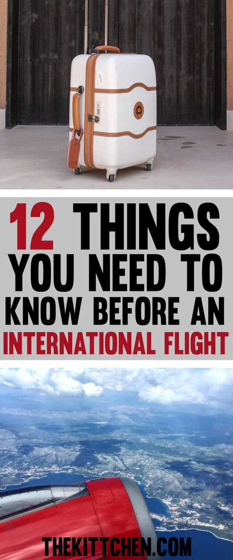 International Travel Checklist, Travel Tips Packing, Travel Tips And Tricks, Air Travel Tips, Travel Life Hacks, International Flight, Airline Travel, Another Country, International Travel Tips