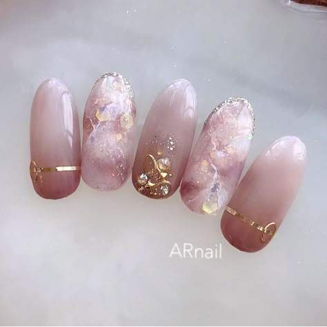 Japanese Nail Design, Bridal Nail Art, Asian Nails, Fancy Nails Designs, Nail Art Designs Videos, Japanese Nails, Nail Art Wedding, Nails 2020, Pretty Nail Art