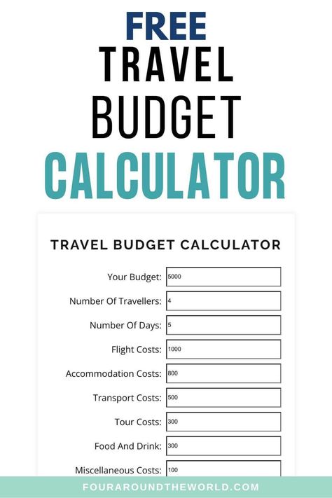 Budgeting for travel can be a tricky and stressful process, so we've created a Travel Budget Calculator to help you figure out exactly how much you need. The Travel Budget Calculator allows you to enter the expected costs of your trip, see a breakdown of expenses, and set yourself up for creating an achievable budget before embarking on your journey. Aside from this practical vacation calculator, we will also give you tips on how you can save for travel and ways to reduce your travel costs. Vacation Budget, Savings Calculator, Budget Calculator, Travel On A Budget, Family Travel Hacks, Budget Vacation, Travel Budget, Famous Buildings, Awesome Places