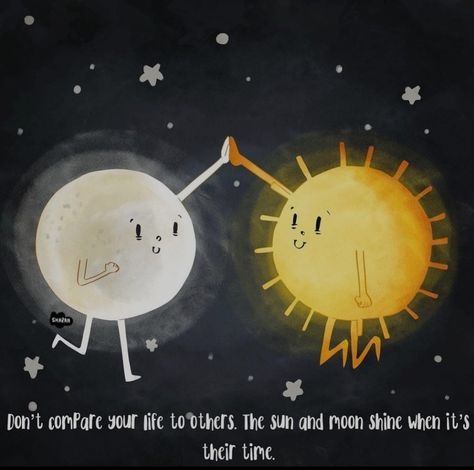 Sun And Moon Cartoon, Sun Drawings, Cute Drawings Of Love, Moon Cartoon, Cute Puns, Sun Moon Stars, Motion Design Animation, Funny Doodles, Dark Art Illustrations