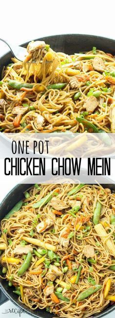 never settle for takeout again! Comes together in 30 minutes or less! Chicken Instant Pot Recipes, Chicken Instant Pot, Resep Pasta, Chow Mein Recipe, Chicken Chow Mein, Mapo Tofu, One Pot Chicken, Instant Pot Recipes Chicken, Instant Pot Dinner Recipes