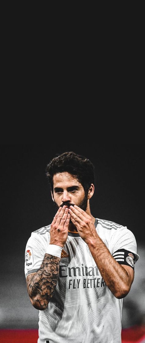 Maradona Football, Isco Real Madrid, Isco Alarcon, Swag Wallpaper, Real Madrid Wallpapers, Madrid Football, Madrid Wallpaper, Real Madrid Football, Supreme Wallpaper