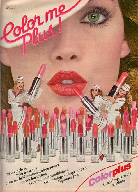 https://flic.kr/p/2iuMvM5 | Almay 1983 70's Makeup, Vintage Seventeen Magazine, 1980s Makeup, Makeup Advertisement, Disco Makeup, Makeup Poster, Lipstick Ad, Vintage Makeup Ads, 80s Makeup