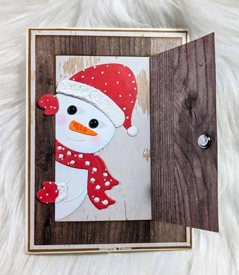 Hello There! Hero Arts Peeking Snowman, Peeking Snowman Cards, Snowman Cards Handmade, Peeking Snowman, Winter Cards Ideas, Funny Family Christmas Cards, Sample Christmas Cards, 2025 Christmas, Hero Arts Cards