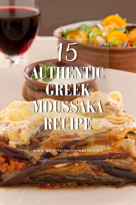 Authentic Greek Moussaka Recipe Greek Moussaka Recipe, Moussaka Recipe Greek Easy, Musaka Recipe, Moussaka Recipe Greek, Traditional Greek Moussaka Recipe, Galaktoboureko Recipe, Greek Donuts, Greek Lasagna, Greek Chicken Souvlaki