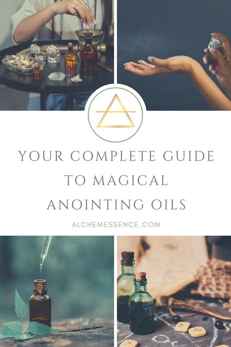 Intention Oil Recipes, Ancestor Oil Recipe, Anointing Oil Diy, How To Anoint Your Home With Oil, Diy Anointing Oils, How To Anoint Yourself With Oil, How To Use Essential Oils, Oil Magic Witchcraft, How To Make Anointing Oil The Bible