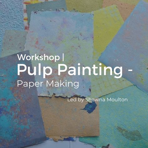 In this workshop, students will learn how to create their own unique handmade paper or, as I like to call it, " Pulp Painting"! Pulp Painting, Museum Education, Haitian Art, Art Curriculum, Paper Making, Painting Workshop, Museum Of Contemporary Art, Art Workshop, Process Art