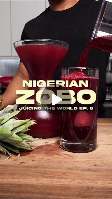 Cedric Kelley on Instagram: "Juicing the World Ep. 6: Nigerian Zobo

Making this one really tied together some roots. What's known as "Sorrel" in Jamaica and other Caribbean countries is called Zobo in Nigeria. Sweet, earthy, tart, and nothing short of delicious. It's typically made with sugar or a sweetener, but I opted for the fruits to do the talking. 

You can add a variety of flavors, but the dried hibiscus is the key component of any Zobo. 

Where should we go to next ✈️ 

Recipe:
1 pineapple
4 Oranges
10 cups of boiling water
2" Ginger
10 cloves
1 cinnamon stick
Pineapple rinds
Pineapple and Orange pulp
8 cups rehydrated hibiscus leaves

- @iconic_dumebi thanks for the suggestion!

-Credit @danielochuko_ for this wonderful recipe!

-Juicer : @kuvingsusa Auto10 Batch juicer. Use code Natural Juice Recipes, Caribbean Countries, Pineapple Juice Recipes, Health Juice, Frozen Fruit Smoothie, Healthy Juicing, African Recipes Nigerian Food, Healthy Juicer Recipes, Hibiscus Leaves