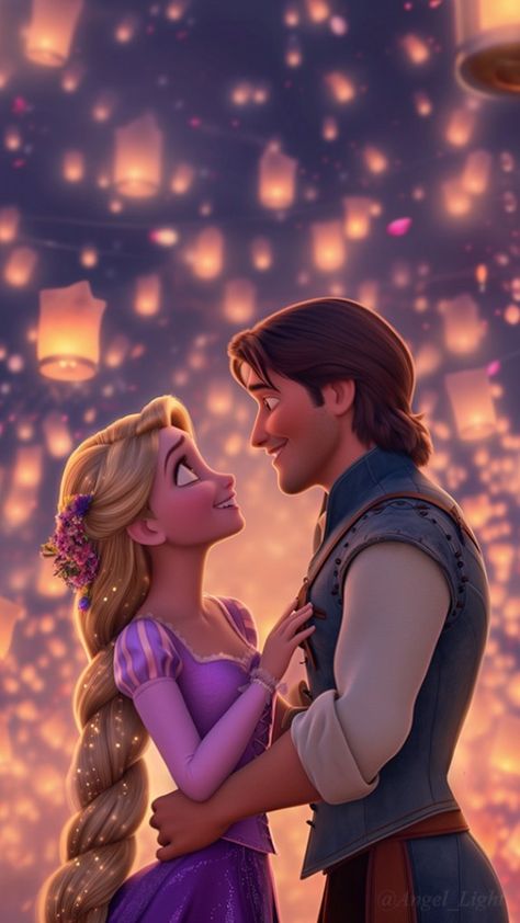 Rapunzel Couple Wallpaper, Aesthetic Couples Dp, Disney Tangled Wallpaper Aesthetic, Rapanzul Prince, Flynn And Rapunzel Wallpaper, Disney Couple Wallpaper, Rapunzel And Flynn Aesthetic, Rapunzel Art Painting, Disney Couple Aesthetic