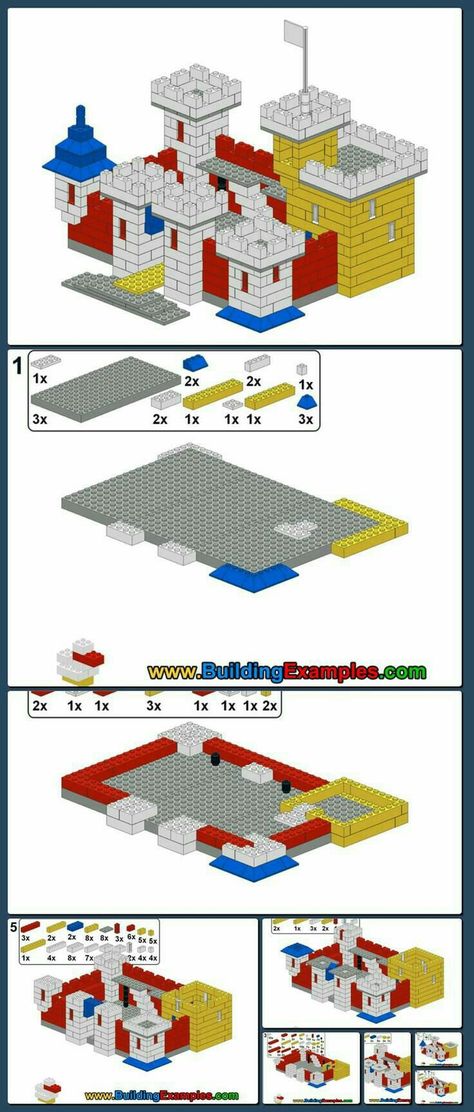 Everyone builds a section Lego Drawing, Lego Challenge, Lego Building Instructions, Lego Club, Lego Diy, Lego Activities, Lego Craft, Lego Creative, Lego Castle