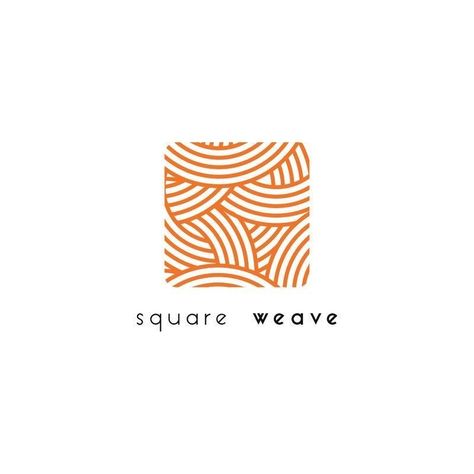 Weaving Logo, African Logo, Typo Logo Design, Business Logo Inspiration, Coffee Shop Logo, Textile Logo, Sewing Tags, Premade Logo Design, Logo Concept