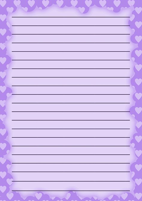 Free Printable Stationery Paper, Valentines Writing, Notebook Paper Template, Printable Lined Paper, Writing Paper Printable Stationery, Free Printable Stationery, Note Writing Paper, Writing Paper Printable, To Do Lists Printable