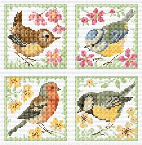 Cross Stitch Birds, Lesley Teare, British Birds, Pola Kristik, Cross Stitch Bird, Bird Embroidery, Beaded Cross Stitch, Cross Stitch Cards, Floral Cross Stitch