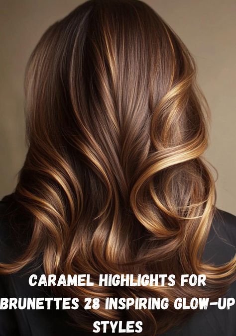 Caramel Hair Color Honey Golden, Honey Caramel Hair, Medium Brown With Caramel Highlights, Soft Caramel Highlights, Caramel Highlights On Brown Hair, Caramel Brown Hair Color, Caramel Hair Highlights, Highlights On Brown Hair, Caramel Brown Hair