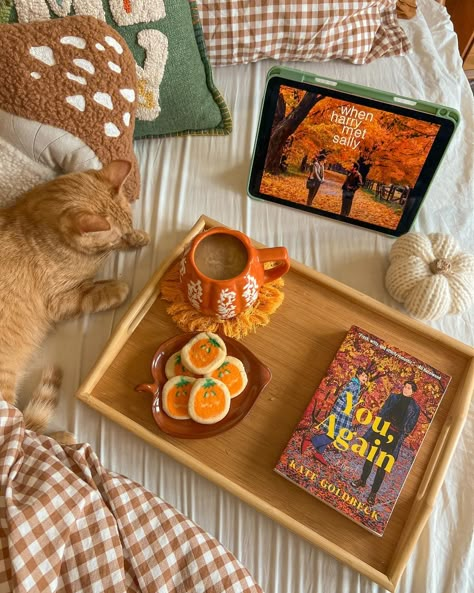 currently reading & watching 🧸☕️🍂🕯️ I felt like I needed some romance so I’m finally reading you, again 🧡 I added a bookshelf to my room & I wanted to show it off a bit. I’m not quite done styling it but it’ll do for now. Q: what is your fave fall movie? Book Autumn Aesthetic, November Mood Board, Fall Vision Board, November Mood, Gilmore Girls Fall, Fall Movie, Image Aesthetic, Fall Room Decor, Fall Boards