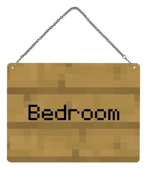 Minecraft Style Bedroom Hanging Door Sign Board Pixel Brown Metal Plaque Cartoon #unbranded #Cartoon Minecraft Sign, Art Door, Tin Wall, Minecraft Bedroom, Decorative Plaques, Tin Wall Art, Minecraft Room, Typography Wall Art, Metal Plaque