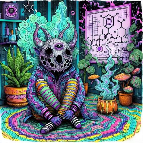 Psychadelic Art, Emo Wallpaper, Consciousness Art, Alien Art, Trippy Art, Street Art Graffiti, Surreal Art, Whimsical Art, Horror Art