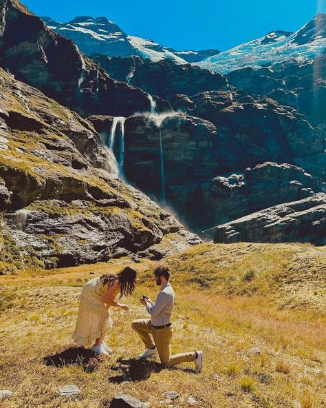 We love celebrating #MarryMeMondays with you all! This week, our featured couple is Luke & Gabby 💍 These two got engaged in front of this dreamy scene all the way in New Zealand where Luke proposed to Gabby with a stunning @kwiatdiamonds Mine to Shine emerald cut diamond! 💎 The Mine to Shine program allows our clients to be a part of the whole diamond buying journey. Learn more about this innovative process in today’s Story! New Zealand Proposal, Got Engaged, Emerald Cut Diamond, Getting Engaged, Emerald Cut Diamonds, To Shine, Marry Me, All The Way, Emerald Cut