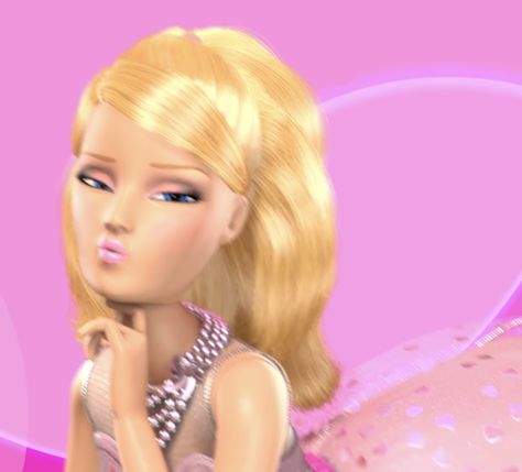 Barbie Playlist Covers, Meme Barbie, Barbie Life In The Dreamhouse Pfp, Memes Barbie, Cartoon Barbie, Barbie Icons Aesthetic, Barbie Widget, Barbie Shopping, Pink Meme