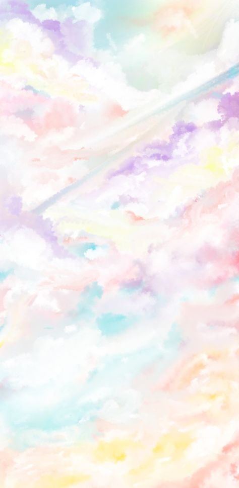 cotton candy sky (by coeene: ig) Starry Night Wallpaper, Candy Background, Candy Poster, Rangoli Designs Latest, Cotton Candy Colors, Cotton Candy Clouds, Cotton Candy Sky, Cute Pastel Wallpaper, Fabric Inspiration