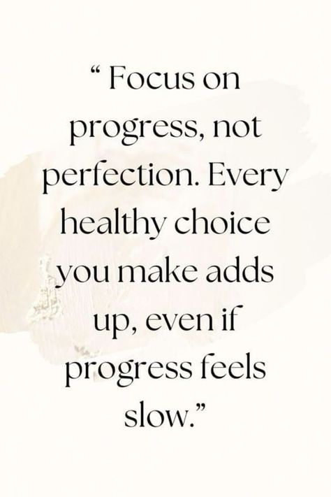 Focus on progress, not perfection! Beginner Workout Quotes, Inspirational Quotes Positive Health, Friday Health Motivation, Inspiration Workout Quotes, Newdayish Quotes, Health Goals Quotes, Healthy Habits Quotes Motivation, Positive Quotes For Health, Inspiring Health Quotes