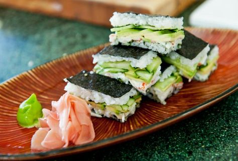 Pan Sushi Recipe, Pan Sushi, Hawaii Foods, Ono Kine Recipes, Hawaii Recipes, Local Recipes, Sushi Vinegar, Sesame Tofu, Sushi Recipe