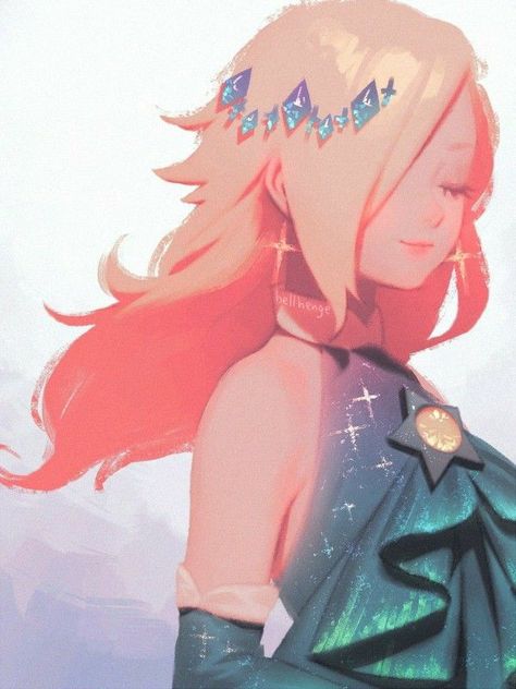 Rosalina Mario Kart, Rosalina Mario, Harmonie Mario, Super Mario Princess, Mario Fan Art, Nintendo Fan Art, Super Mario Galaxy, Arte Do Kawaii, Super Mario Art