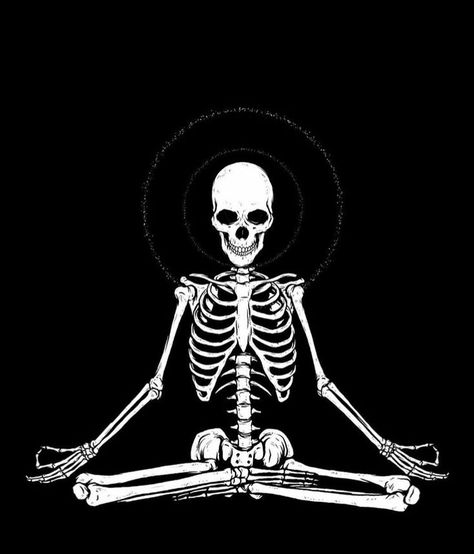 Skeleton Drawings, Skeleton Art, A Skeleton, Skull Wallpaper, Spooky Scary, Skull Head, Yoga Pose, Skull And Bones, Memento Mori