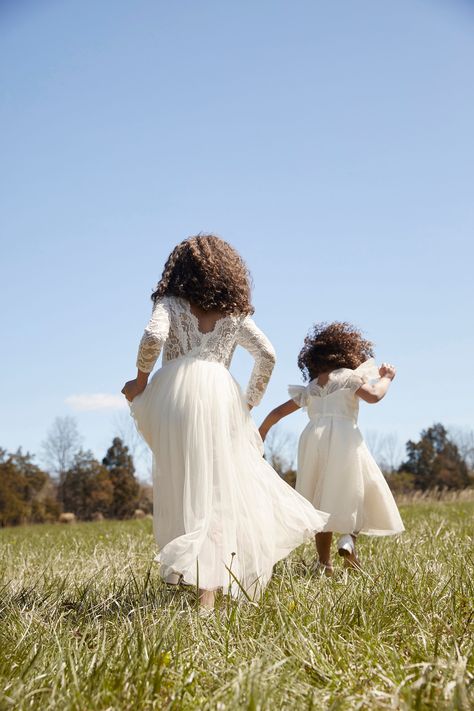 Long Sleeve Flower Girl Dress, Bearer Outfit, Ring Pillows, Ring Bearer Outfit, Line Flower, Rings For Girls, Flower Girl Dress, Ring Bearer, Flowy Skirt