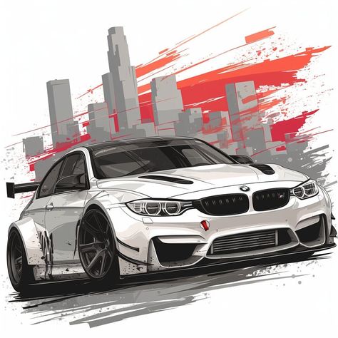 Bmw M3 Modified, Wallpaper Printable, Car Drift, Bmw Art, Design Jersey, Car Wrap Design, Car Artwork, Flyer Poster, Poster Background