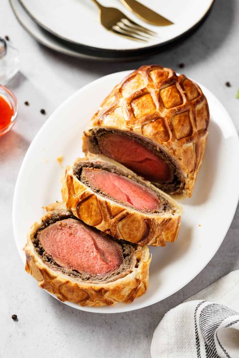 What To Serve With Beef Wellington - Cook What You Love Beef Wellington Dinner Sides, What To Serve With Beef Wellington, Sides For Beef Wellington, Beef Wellington Side Dishes, Oven Roasted Root Vegetables, Parmesan Truffle Fries, Whipped Sweet Potatoes, Garlic Mashed Cauliflower, Roasted Baby Potatoes