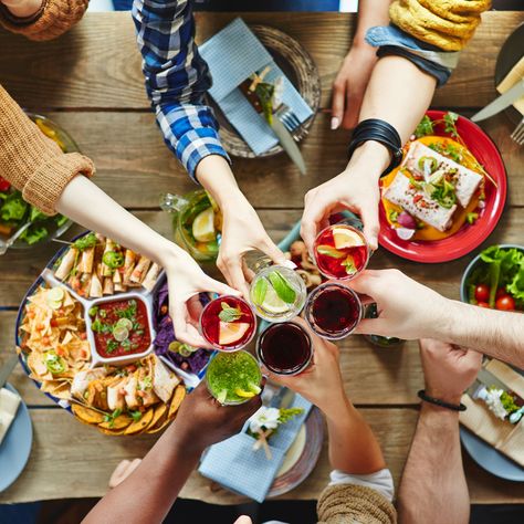 enjoy your food, family and friends! Family Eating At Restaurant, Group Eating Together, Food Photography With People, People Eating Photography, Eating Food Photoshoot, People Eating Aesthetic, Food Table Photography, People Eating Together, People Eating Food