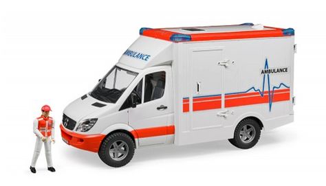 Bruder Mercedes Benz Sprinter Ambulance Ambulance Truck, Mb Sprinter, Mercedes Benz Sprinter, Benz Sprinter, Case Ih, Construction Vehicles, Mercedes Sprinter, Emergency Vehicles, New Holland