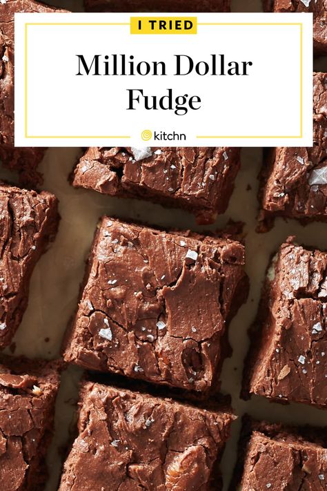 Million Dollar Fudge Recipe Christmas, Mamie Eisenhower Fudge Recipe, Classic Fudge Recipes, Millionaire Fudge Recipe, Million Dollar Fudge Recipe, Million Dollar Fudge, Classic Fudge Recipe, Old Fashion Fudge Recipes, Best Chocolate Fudge Recipes