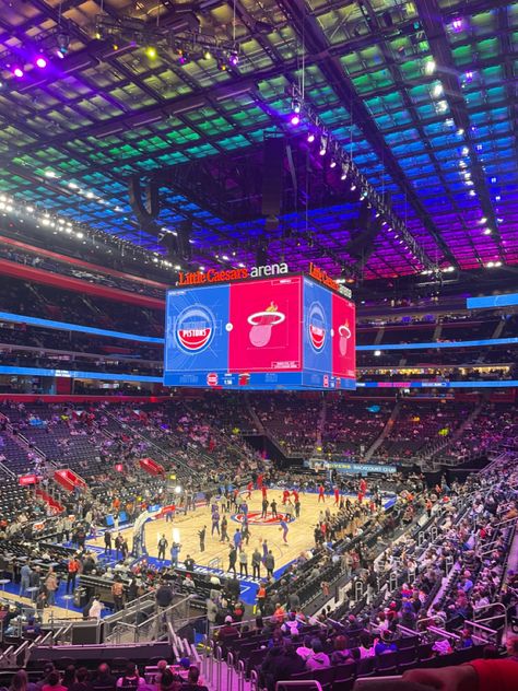 Pistons game Nba Arenas, Basketball Rim, Celebrate Everything, Basketball Is Life, Basketball Games, Detroit Pistons, 2025 Vision, Basketball Players, 2024 Vision Board