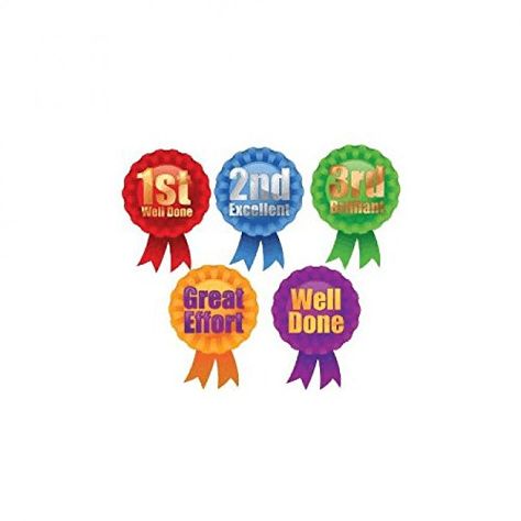 75 Sports Day Rosette Stickers: Amazon.co.uk: Office Products Stickers Amazon, Office Branding, Classroom Behavior, Sports Day, School Stickers, Office Products, Sports, Books