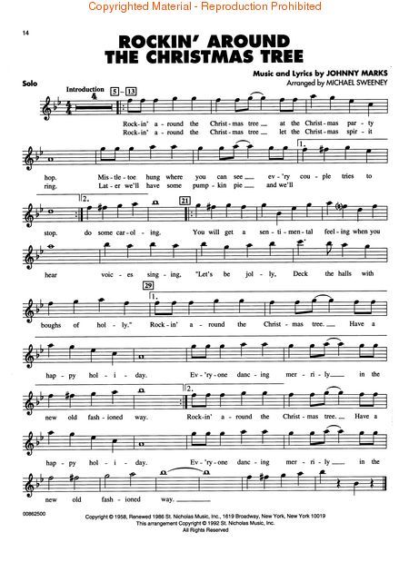 Rockin' Around the Christmas Tree Christmas Flute Music, Oboe Music, Piano Sheet Music Beginners, Rockin Around The Christmas Tree, Christmas Piano, Christmas Sheet Music, Flute Sheet Music, Violin Sheet, Violin Sheet Music