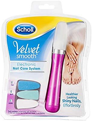 Scholl Velvet Smooth Electronic Nail Care System in Pink File Buff & Shine, Pink, 1 Count Ongles Nails, Electric Nail File, Nail Oil, Shiny Nails, Pedicure Tools, Best Anti Aging, Perfect Nails, Nail File, Manicure And Pedicure