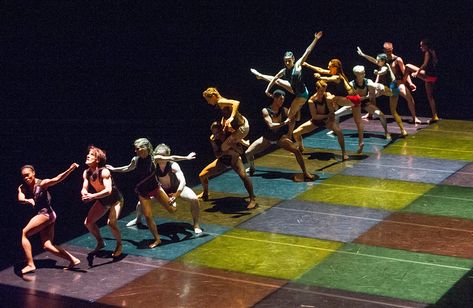 'A Linha Curva' Dance choreographed by Itzik Galili, performed by Rambert Dance Company at Sadler's Wells Theatre Dance Company, Ballet, The Unit, Concert