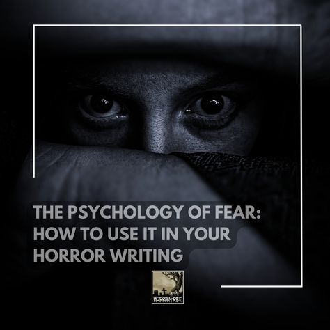 The Psychology of Fear: How to Use it in Your Horror Writing https://horrortree.com/the-psychology-of-fear-how-to-use-it-in-your-horror-writing/ #AmReading #AmWriting #WritersLife #bookworm #IndieWriter #IndieAuthors #horror #Book #Books Horror Writing Ideas, How To Write Horror, Indie Bookshelf, Write Horror, Horror Writing, Writing Horror, Primal Fear, Sensory Details, Too Close For Comfort