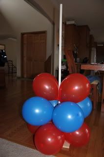 Photobucket Ballon Towers Diy, Balloon Tower Diy How To Make, How To Make A Balloon Tower, Camo Balloons, Huge Balloons, Fairy Theme Party, Transportation Party, Balloon Tower, Toy Story Theme