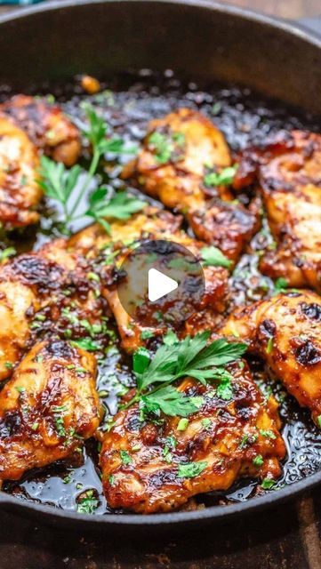 Chicken Balsamic Recipes, London Recipes, Suzy Mediterranean, Honey Balsamic Chicken, Balsamic Chicken Recipes, Garlic Balsamic, Balsamic Recipe, Chicken Recipes Video, Balsamic Chicken