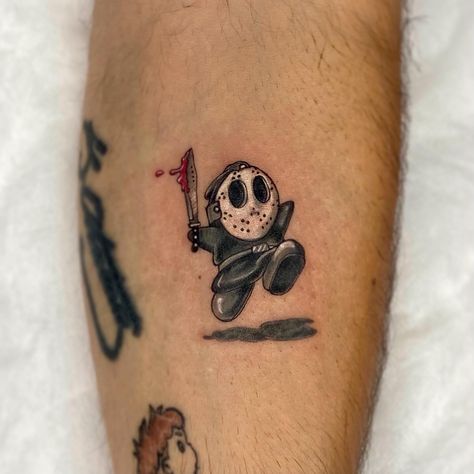 🩸 🔪 #tattoo #blood #knife #jasonvoorhees #killer #tattooideas Jason Tattoo Design, Jason Tattoo, Blood Tattoo, Knife Tattoo, Movie Tattoo, Ghost Tattoo, 4 Tattoo, Jason Voorhees, Finger Tattoos